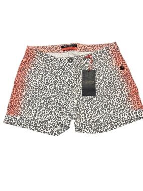 Mason Scotch Women’s Scotch & Soda Black/White/Coral Ombre Leopard Shorts